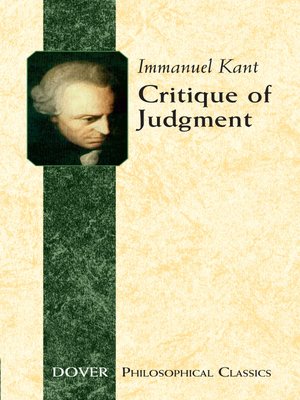cover image of Critique of Judgment
